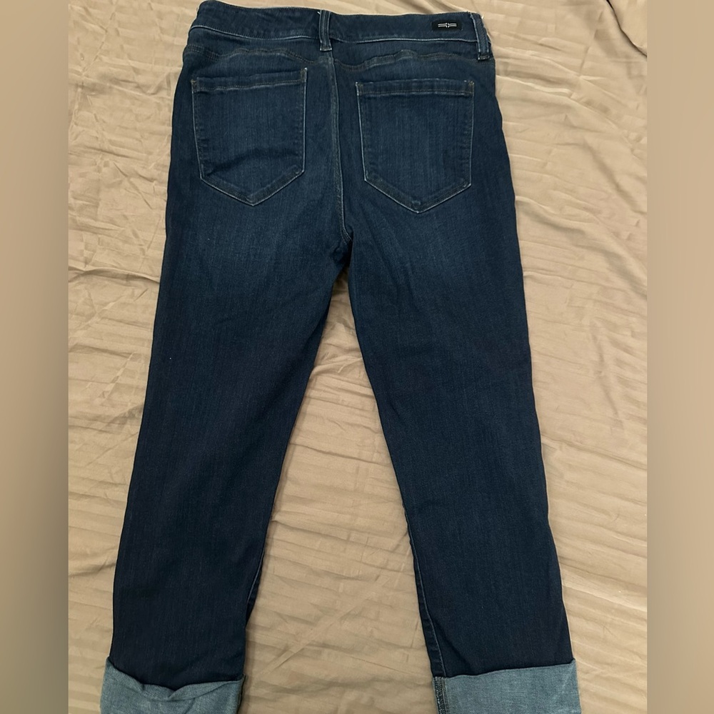 Mid rise cropped Liverpool jeans
